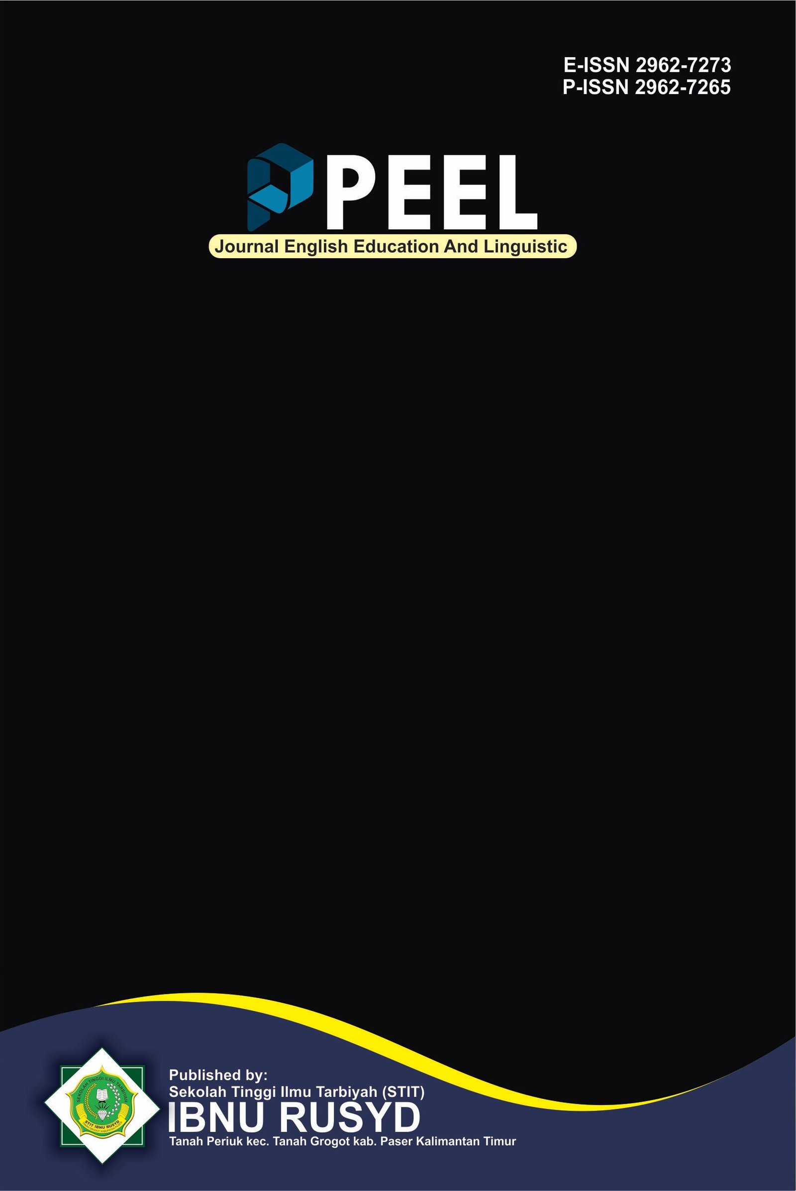 					View Vol. 4 No. 1 (2025): PEEL: JOURNAL ENGLISH EDUCATION, AND LINGUISTIC
				